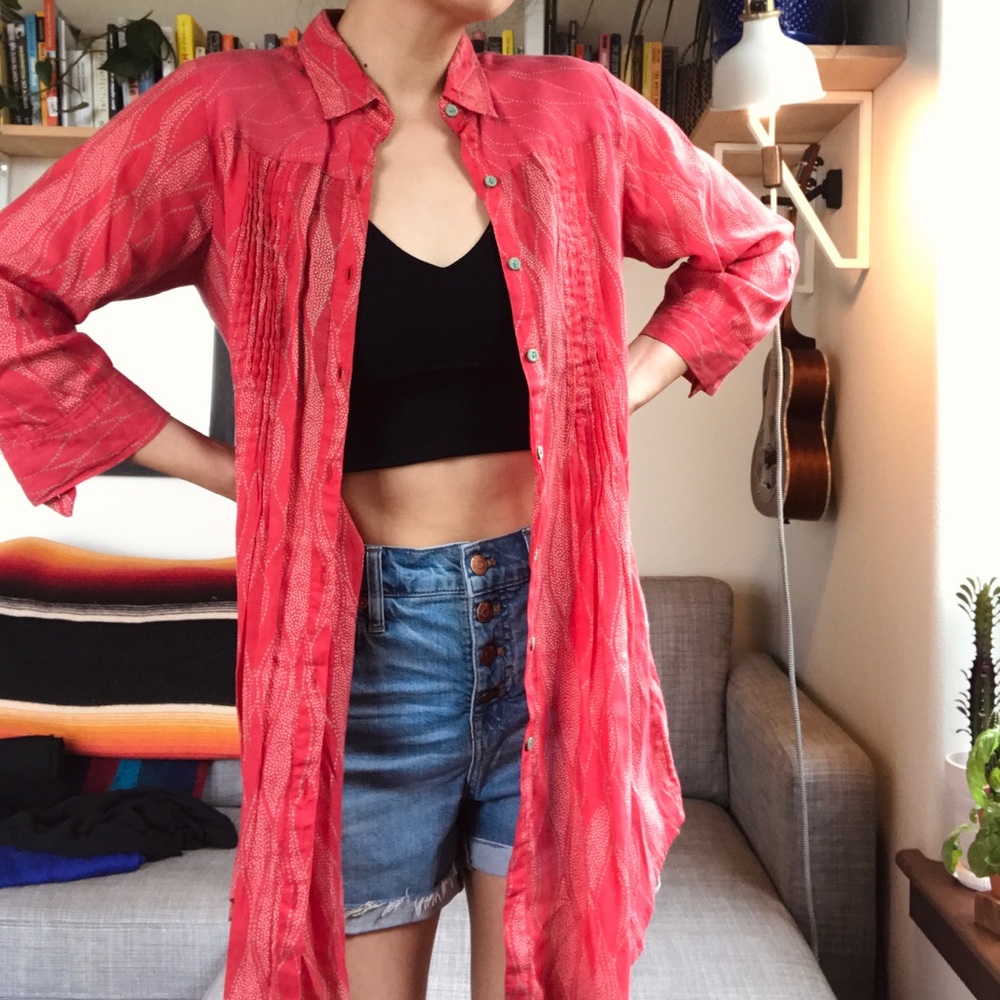 FabIndia Tunic Viscose Blend - Sz S